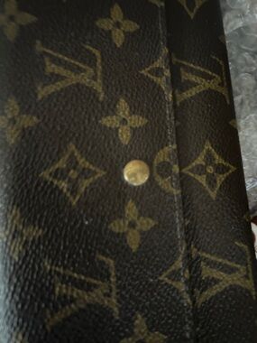Louis Vuitton Monogram Canvas Snap Wallet - Dark Brown with Gold Accents raffle